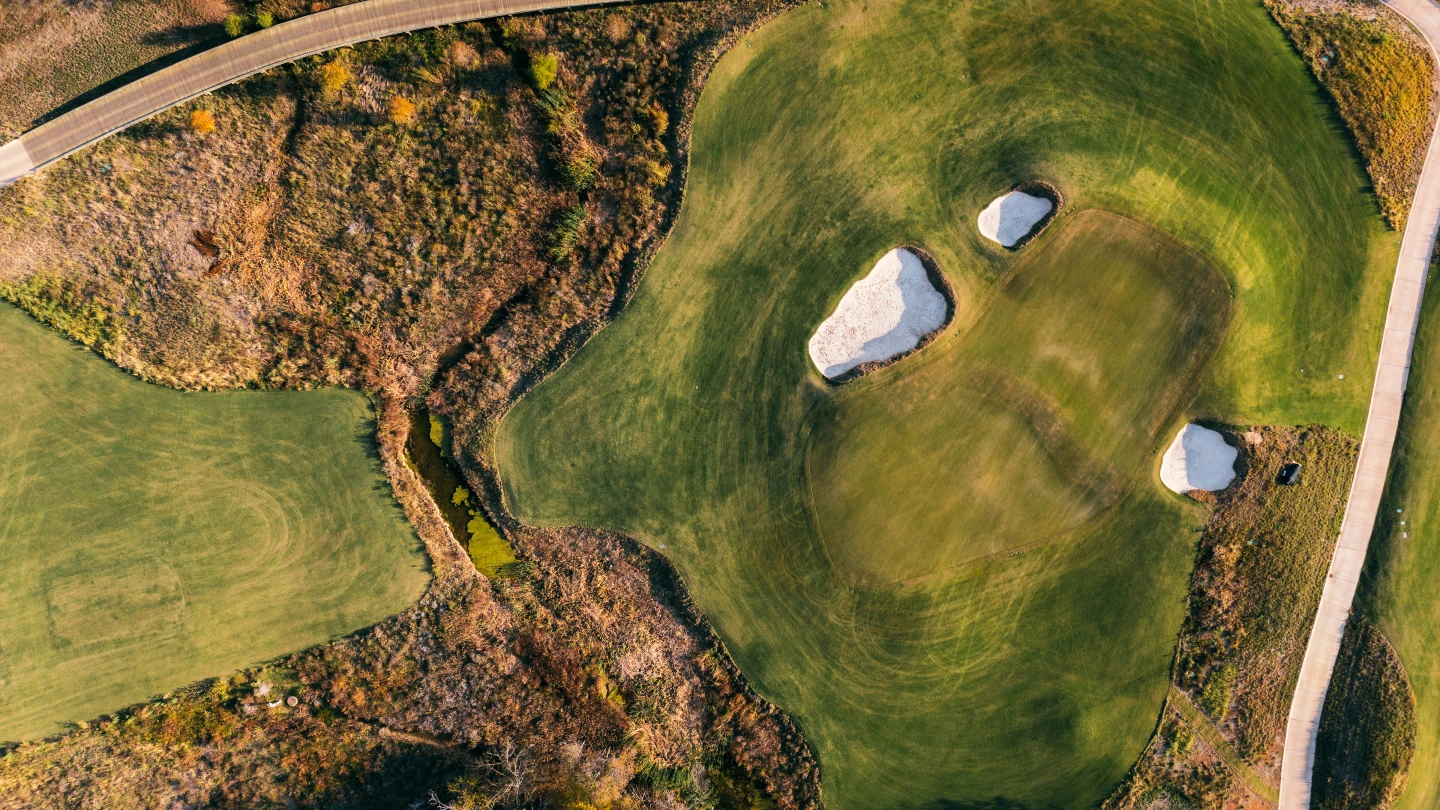 FRISCO, TX - NOVEMBER 01: The third hole on the West course at PGA Frisco on November 1, 2021 in Frisco, Texas. (Photo by Matt Hahn/PGA of America)